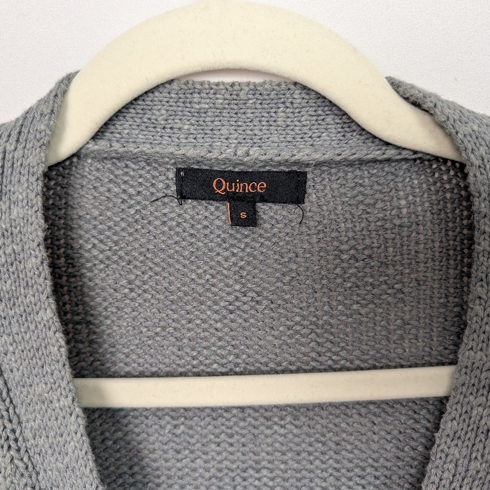 Quince Organic Cotton Linen Cardigan - Picture 6 of 9
